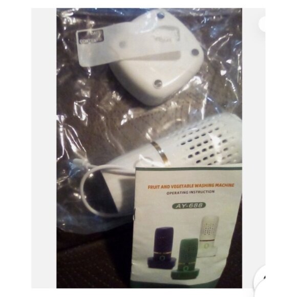 ✅3/$20 Sale-One brand new WHITE fruit & vegetable purifier; Wireless system - Picture 5 of 11